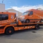 remorquage d'une camionnette à Agde